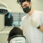 a man wearing a mask